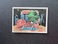 1987 Topps Garbage Pail Kids 10th Series 10 Card 401b Disect Ed