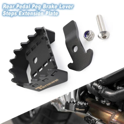 Rear Pedal Peg Brake Lever Steps Extension Plate For YAMAHA Tenere 700 2019-2026 - Image 1 of 4