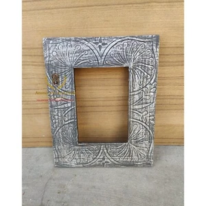 Wooden Frame, Picture Frame Photo Rustic Look Wood Frame Hand Made and Carved - Picture 1 of 7