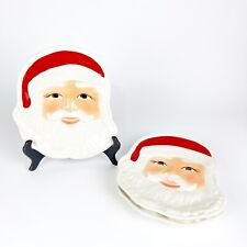 New ListingLot of 3 Longaberger Santa Snack Cookie Plates Christmas Dinnerware Serving New