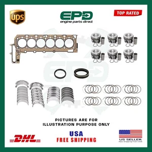 FOR BMW N57 D30A X3 X5 X6 D30B CYLINDER HEAD GASKET WITH REBUILD KIT 3.0L DIESEL - Picture 1 of 1