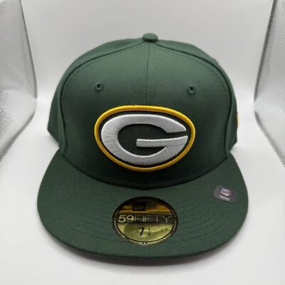 Gorra New Era 59Fifty Green Bay Packers Clásica Verde/Dorada Ajustada Talla 7 1/4 Foto 1 de 4