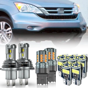 For Honda CR-V 2007-2011 LED Headlight Turn Signal Side Marker Light Bulbs 6000K - Picture 1 of 14