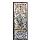 PVC Stained Glass Effect Self-Adhesive Peel and Stick Door Sticker  Bedroom