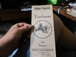 Programa de carreras de caballos Tanforan 1947, San Francisco, California - Imagen 1 de 11