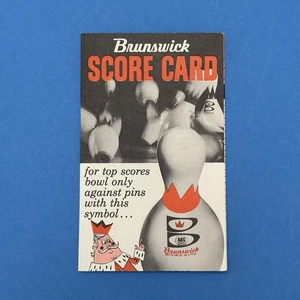 Tarjeta de puntuación Brunswick 1962 de colección boliche triple récord de puntuación personal 62-28C - Imagen 1 de 8