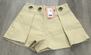 NWT Cult Gaia Women's Lucia Pleated Beige High Waisted Shorts Size XS - Picture 1 of 7