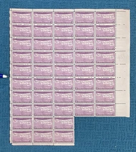 Scott #795, 3c Northwest Ordinance, Partial sheet of 46, MNH - Picture 1 of 1