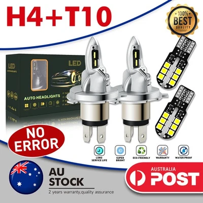 MODIGT H4+T10 LED Headlight Globe For Suzuki Baleno Hatchback 1998 1999 2000 - image 1 of 4