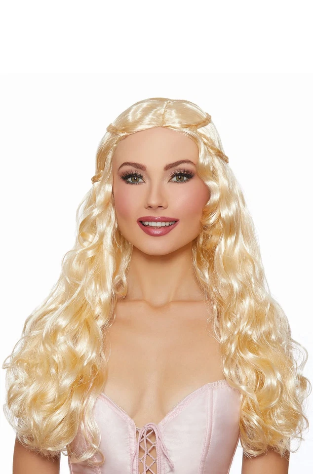 Renaissance Blonde Warrior Queen Wig - Image 1 of 1
