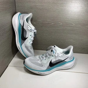 Größe 9 - Nike Air Zoom Pegasus 41 White Dusty Cactus Blue - kaum getragen - Bild 1 von 11