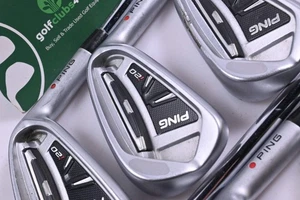 Ping i20 Irons / 4-PW / Red Dot / Stiff Flex Ping CFS Shafts - Picture 1 of 7
