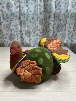 Hallmark “ Turkey “ Soft Plush Animal Quilted Feathers 8” - Image 1 of 4