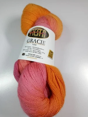 Fiesta Yarn Gracie Lace-Sun Kissed-950 Yds- Extrafine Merino Wool/Silk/Cashmere - Image 1 of 2