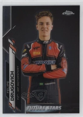 2020 Topps Chrome Formula 1 Future Stars Felipe Drugovich #50 - Image 1 of 2