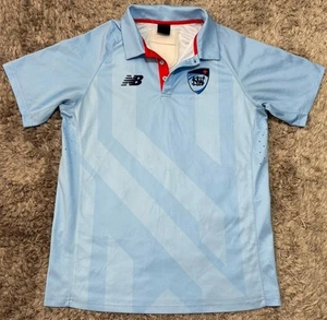 T79 NSW Breakers Blue Cricket Players GPS Shirt Jersey Australia Mens Size M VGC - Picture 1 of 10