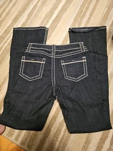 Ladies Blue Asphalt Sz 5 Regular Jeans With Bold Trim & Stretch - Picture 1 of 6