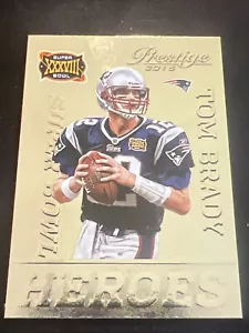2015 Panini Prestige Super Bowl Heroes Tom Brady #15 - Picture 1 of 3