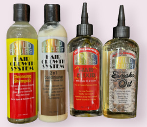Wild Pouss Hair Growth System|Snake Oil|Cleaning Shampoo|Full Range UK Seller