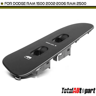 Bisel interruptor ventana eléctrica para Dodge Ram 1500 02-06 Ram 2500 gris oscuro delantero derecho Foto 1 de 4