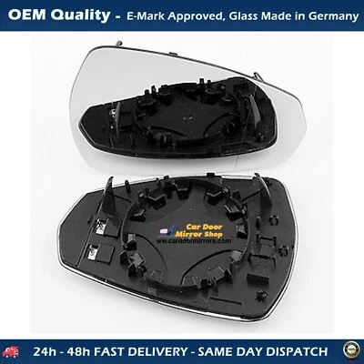 Espejo retrovisor derecho con placa térmica para Audi A3 2012 a 2020 Reino Unido con conductor Foto 1 de 4