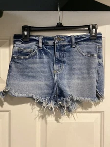 Cello Denim Jean Shorts Women’s Size Small Blue Distressed - Bild 1 von 7