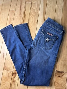 Hudson Jeans Collin Flap Skinny Womens Size 27 Dark Wash - Picture 1 of 14