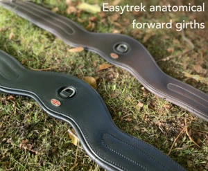 EASYTREK leather forward anatomical GIRTH for stability & forward girth grooves - Picture 1 of 5