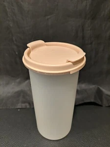 Tupperware Container Pink & Lid 1641  6.75 x 3.5" - Picture 1 of 3