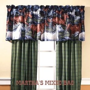 CAVALLO PONY TRATTAMENTO FINESTRA EQUESTRE 20"x 84" VALANCE (Tende NON INCLUSE) - Foto 1 di 2