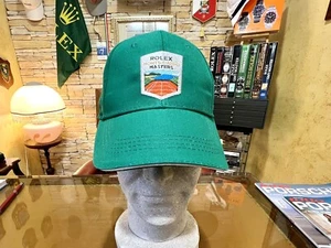 Originale Hat ROLEX Limited Edition Verde Official Masters Gadget Orologi Nuovo - Picture 1 of 5