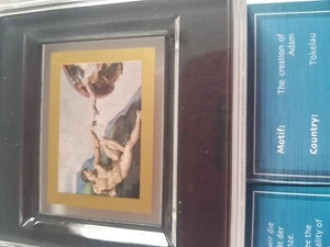 Goldbarren Die Erschaffung Adam 1/200 oz - Bild 1 von 5