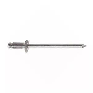 Remache, Aluminio/Acero, Diámetro 1/8", Empuñadura 1/8", Natural {250pk-5000pk} - Imagen 1 de 5