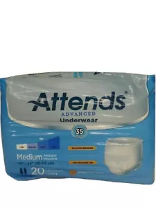 Ropa interior avanzada Attends, MEDIANA, de absorción pesada, APP0720 - Paquete de 20 - Imagen 1 de 12