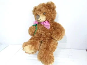 Vintage Woolworths Muttertag großer kuscheliger Teddybär 19 Zoll groß - Bild 1 von 4