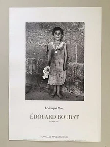 EDOUARD BOUBAT 'THE WHITE BOUQUET,1952' RARE  AUTHENTIC 1985 ART PHOTO PRINT - Picture 1 of 6