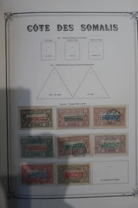BRIEFMARKEN FRANZÖSISCHE KOLONIEN COTE DE SOMALIS AFARS UND ISSAS WERT 1700 EURO - Bild 1 von 24