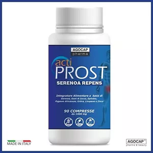 ACTIPROST INTEGRATORE PROSTATA Serenoa Repens (Saw Palmetto) Pygeum - 90 cpr - Foto 1 di 7