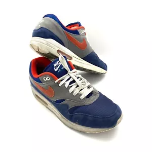 Nike Air Max 1 Adult Size 11 Blue Red Premium ID By You Sneaker CN9671-991 Men's - Picture 1 of 12