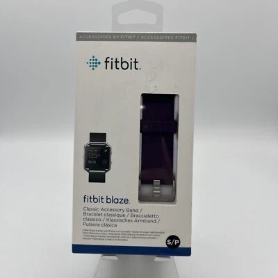 New Fitbit Blaze S/P PURPLE Classic Accessory Band For Fitness Tracker New - Image 1 of 4