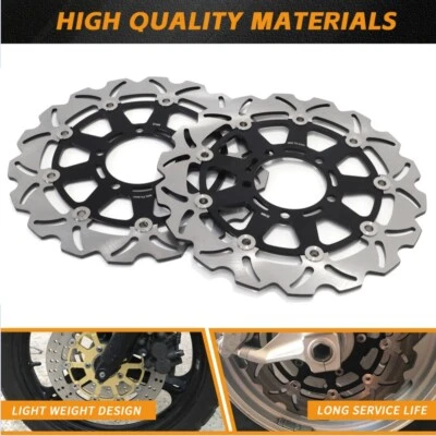 For Triumph Tiger 800 / 1200 XRT 2016 2017 18-2021 Pair Front Brake Discs Rotors - Image 1 of 4