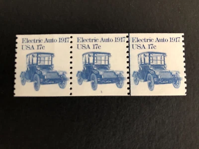U.S. Stamps, Scott # 1906, PNC3 # 1, Electric Auto, MNH - Image 1 of 2