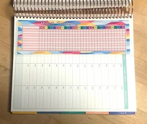 (SHORT) Monthly Habit Tracker Dashboard for use with Erin Condren Life Planner~ - Picture 1 of 4