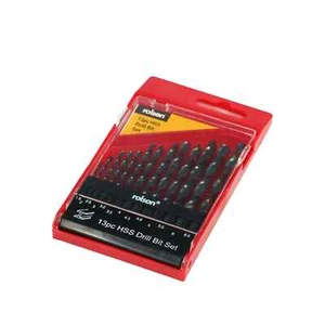 13pc Hss Precision Twist Drill Bit Set 1.5mm-6.5mm Bits Case Wood Plastic Metal - Picture 1 of 2