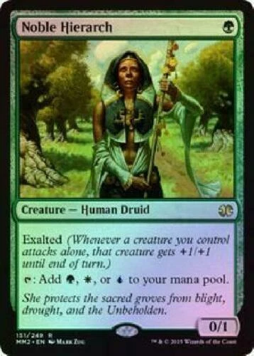 Noble Hierarch - Foil  Near Mint MTG Modern Masters 2015  - Image 1 of 1