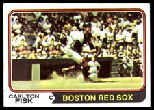 1974 Topps Carlton Fisk #105 Boston Red Sox Baseball Card