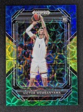 2023 Panini Prizm Draft Picks VICTOR WEMBANYAMA Rookie Blue/Yellow/Green Choice