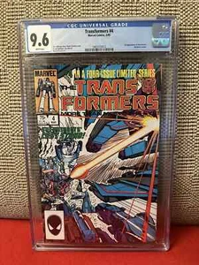 Marvel Transformers #4 (1985) CGC 9.6 1st Shockwave! Dinobots cameo - Bild 1 von 2