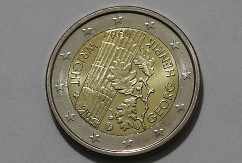 Finland 2 euro coin 2016 "Georg Henrik von Wright" B41 WO14 Cover