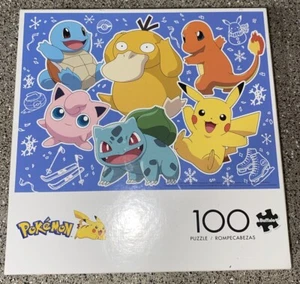 Buffalo Games - Pokémon - Kanto Holiday - Puzzle da 100 Pezzi per Famiglia... - Foto 1 di 1